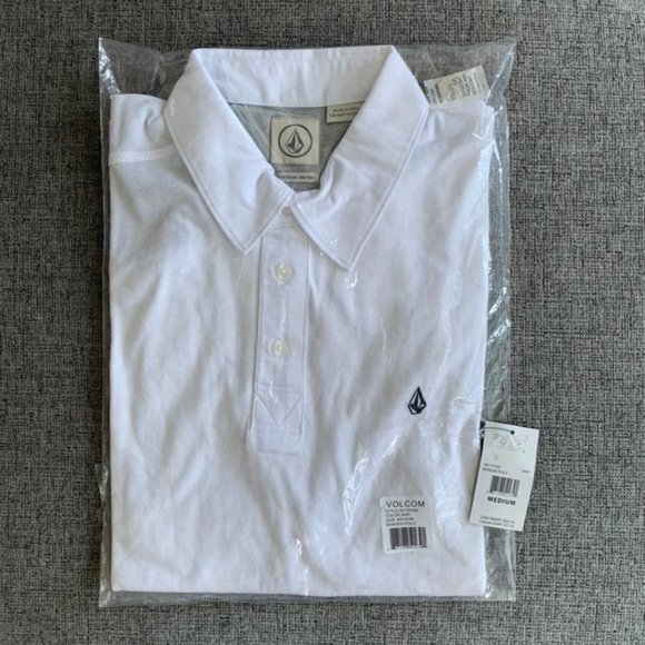 Volcom Other - NWT Volcom Banger Polo White Sz M